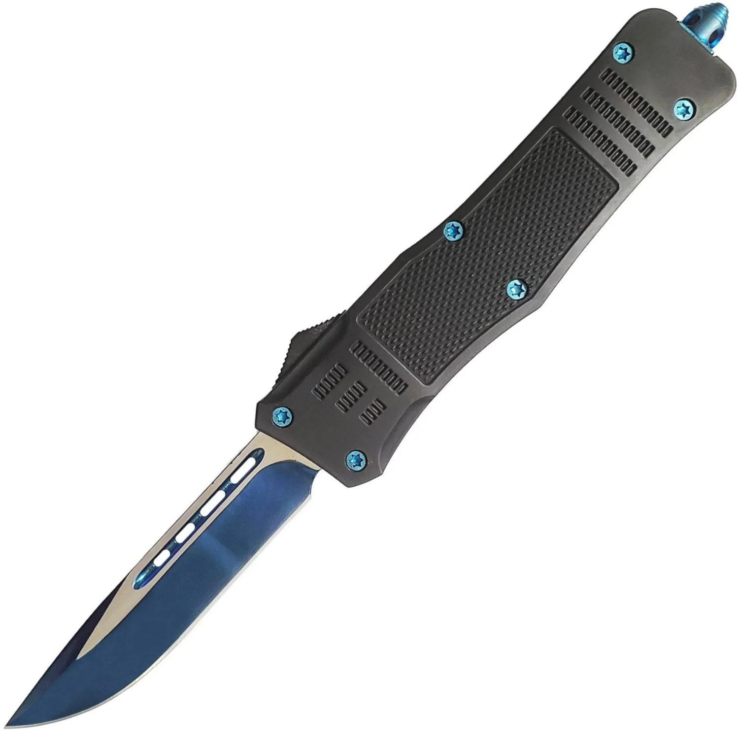 Armed Force Tactical Automatic OTF Pocket Knife w/ Molle Holster 3.5"