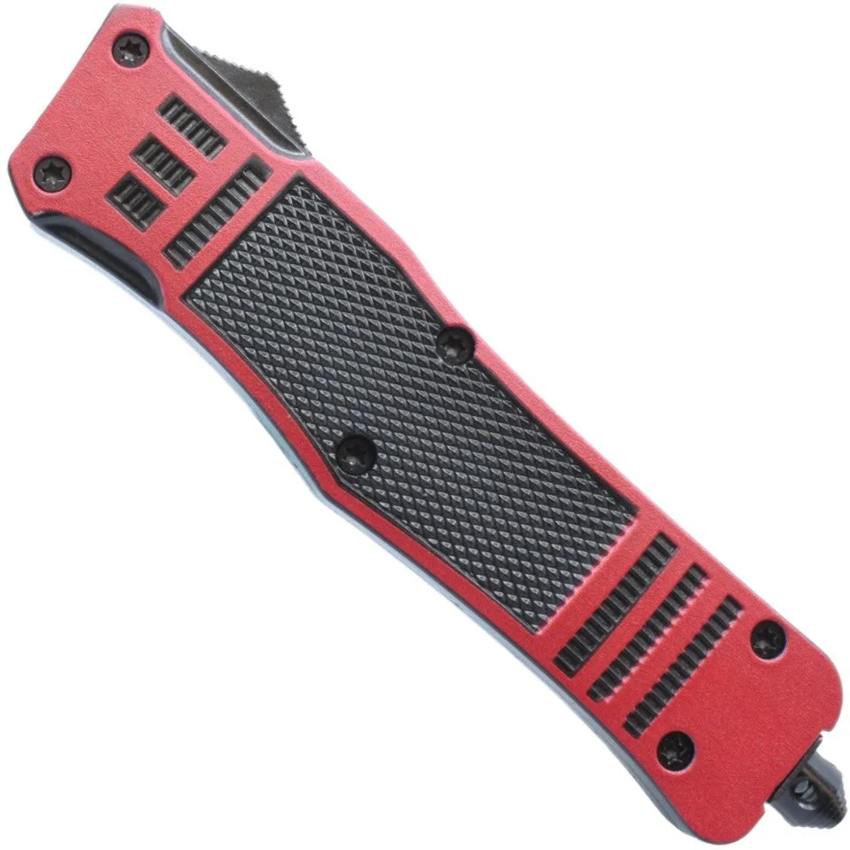 Armed Force Tactical Automatic OTF Pocket Knife w/ Molle Holster 3.5" - Image 3
