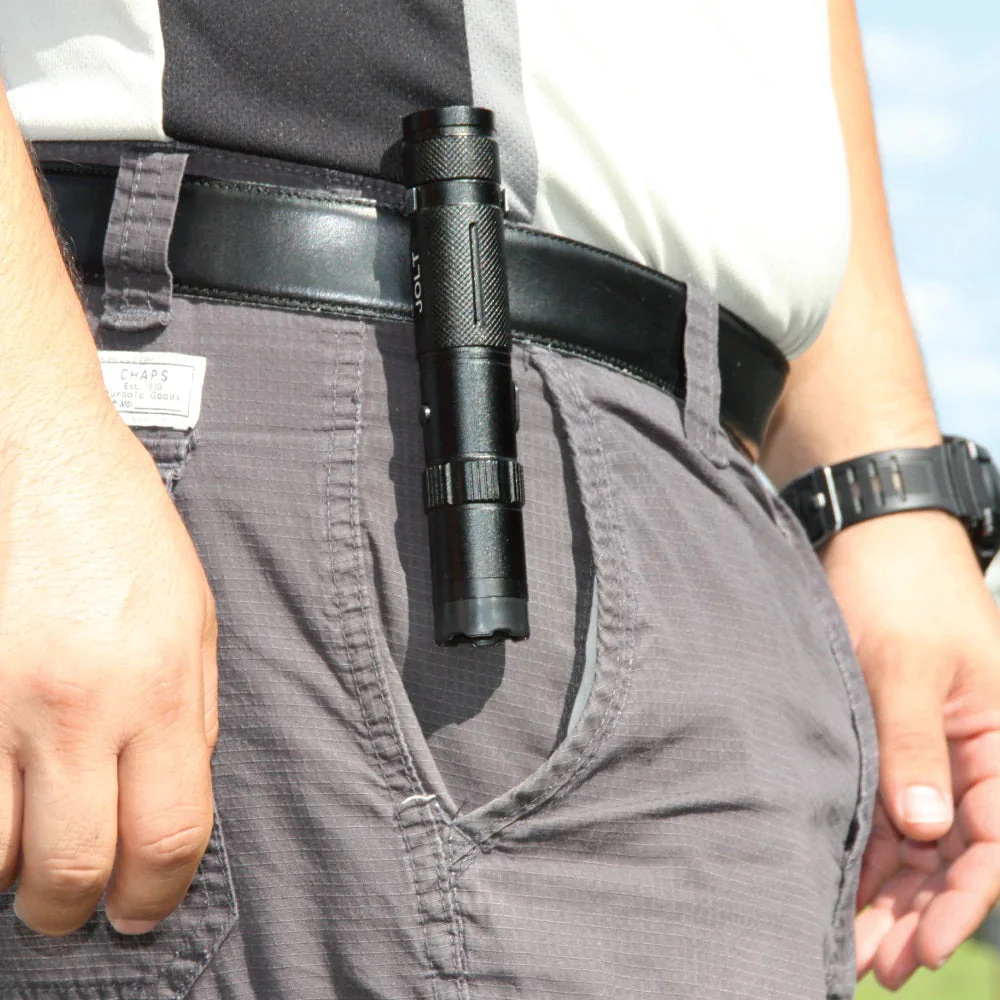 JOLT Police Tactical Rechargeable Stun Gun Flashlight 75M - Image 3