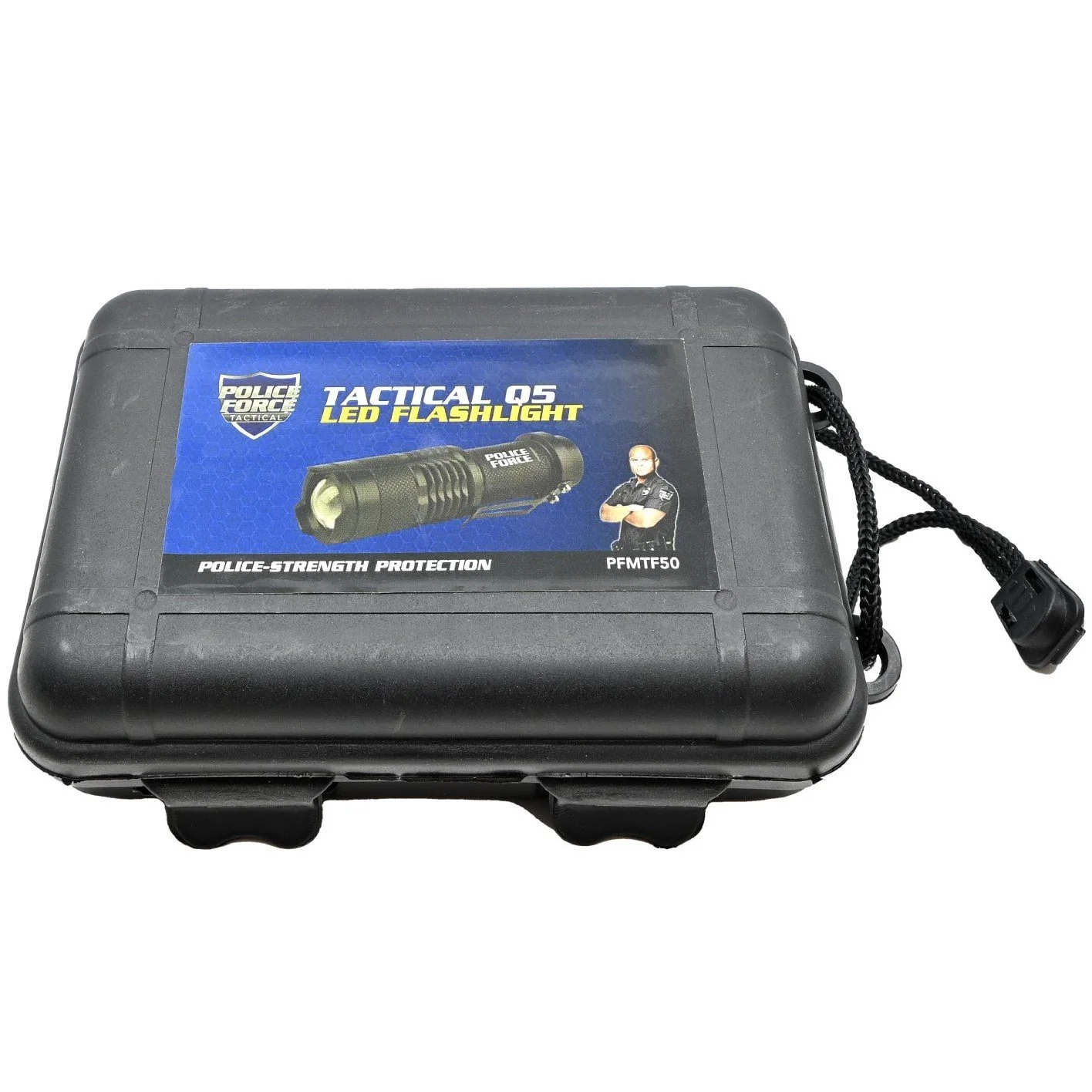 Police Force Tactical 3.5" Mini Q5 LED Zoom Flashlight 220 Lm - Image 6