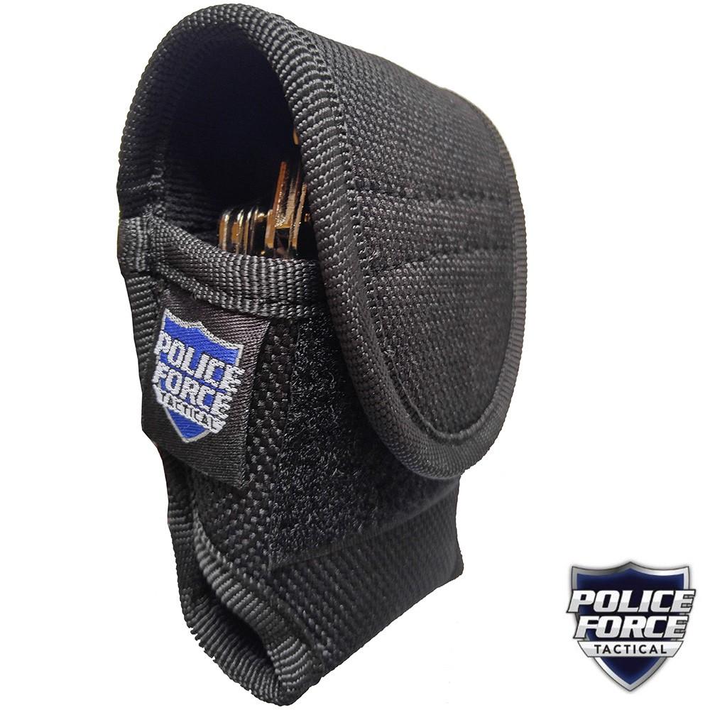 Police Force Tactical Nylon Handcuff Holster w/ Belt Loop - Image 3