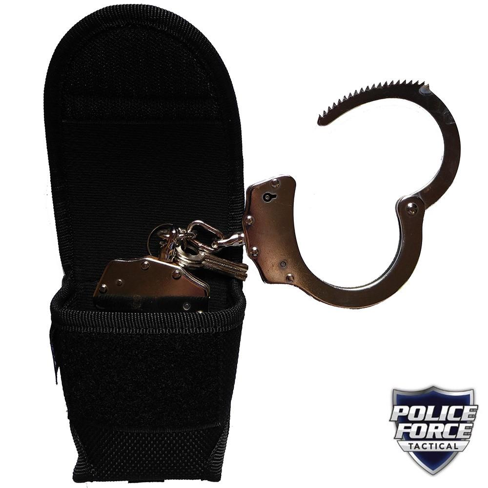 Police Force Tactical Nylon Handcuff Holster w/ Belt Loop - Image 4
