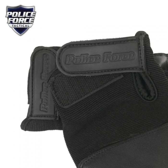 Police Force Tactical Steel Shot Leather SAP Gloves L-XL - Image 3