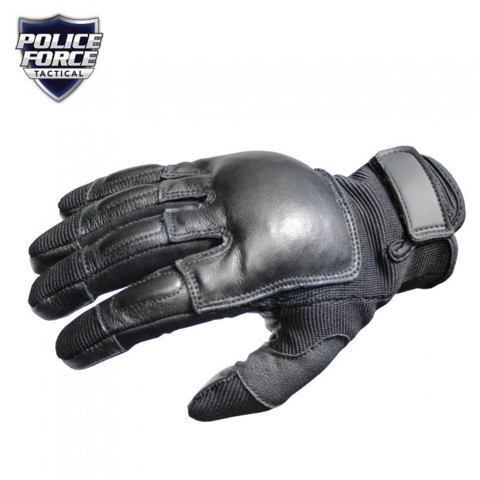 Police Force Tactical Steel Shot Leather SAP Gloves L-XL - Image 6