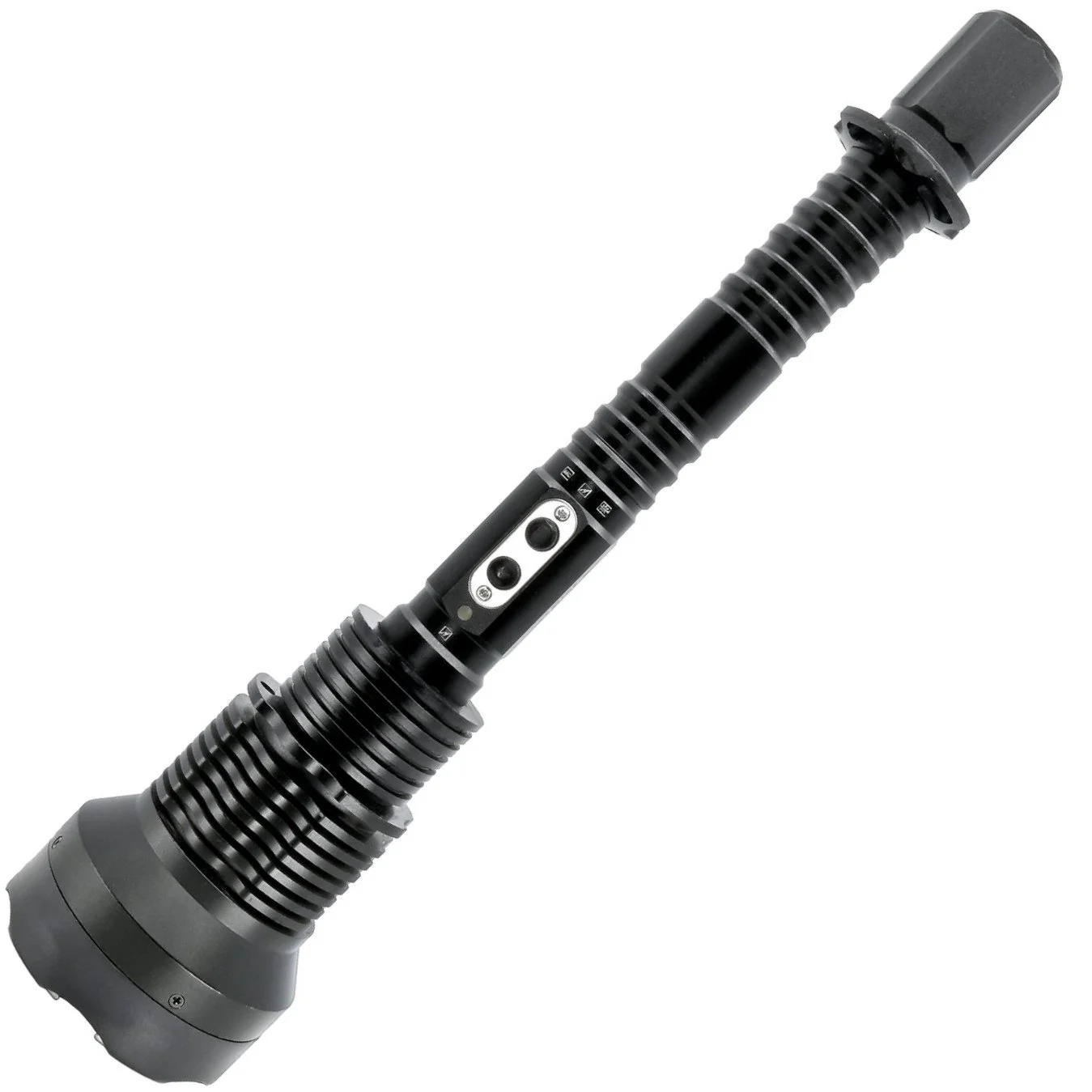 Police Force Tactical Torch Stun Gun Flashlight 17M - Image 3