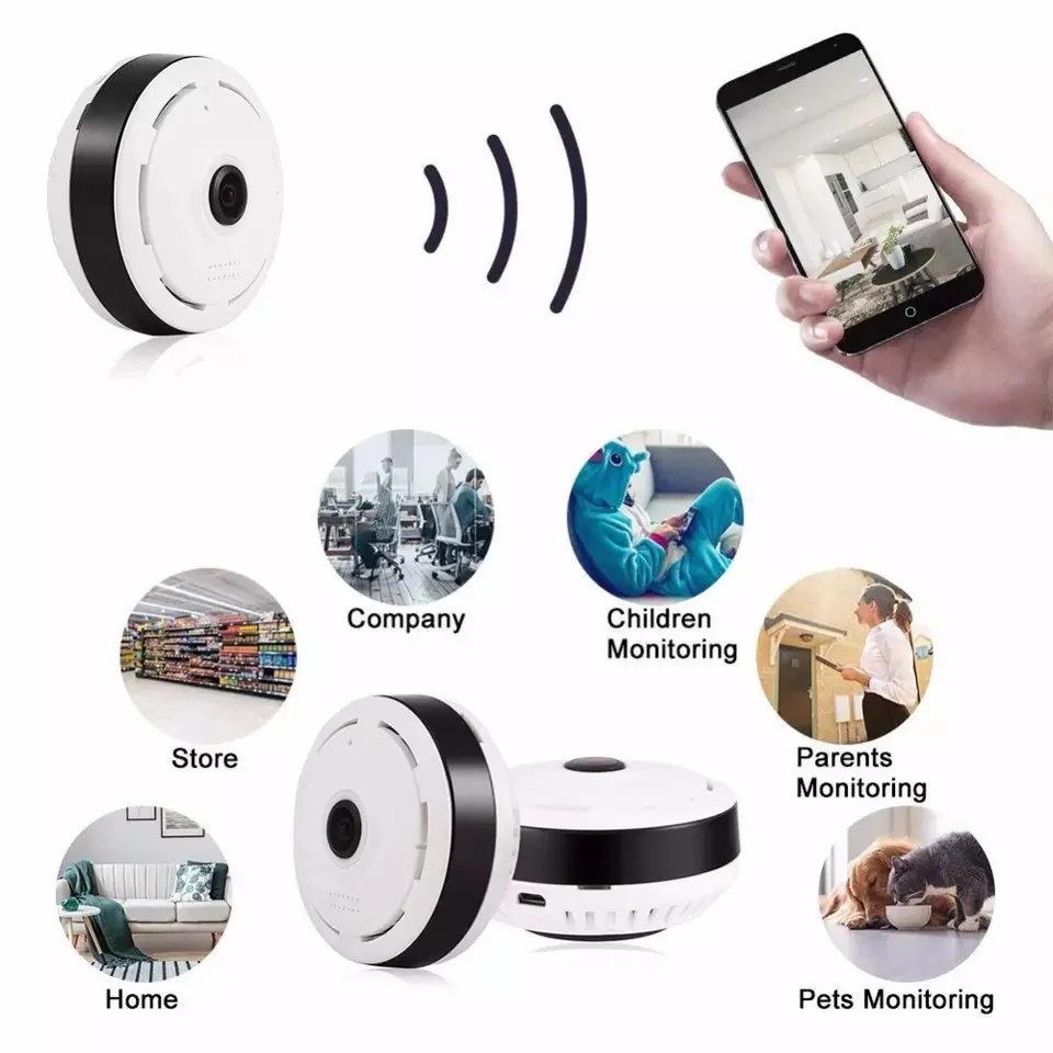 SpyWfi 360º Motion Activated Night Vision Security Camera 1080p HD WiFi - Image 5