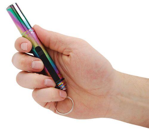 Safety Tech Expandable Steel Keychain Baton Plasma 12" - Image 3