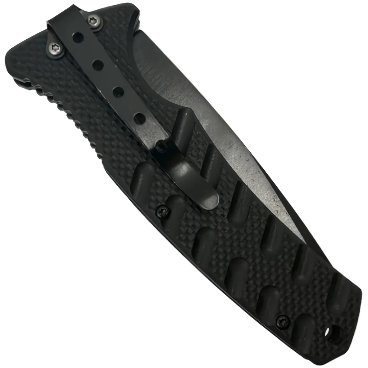 Spring Assisted Automatic OTS Pocket Drop Point Knife 3.5" - Image 2