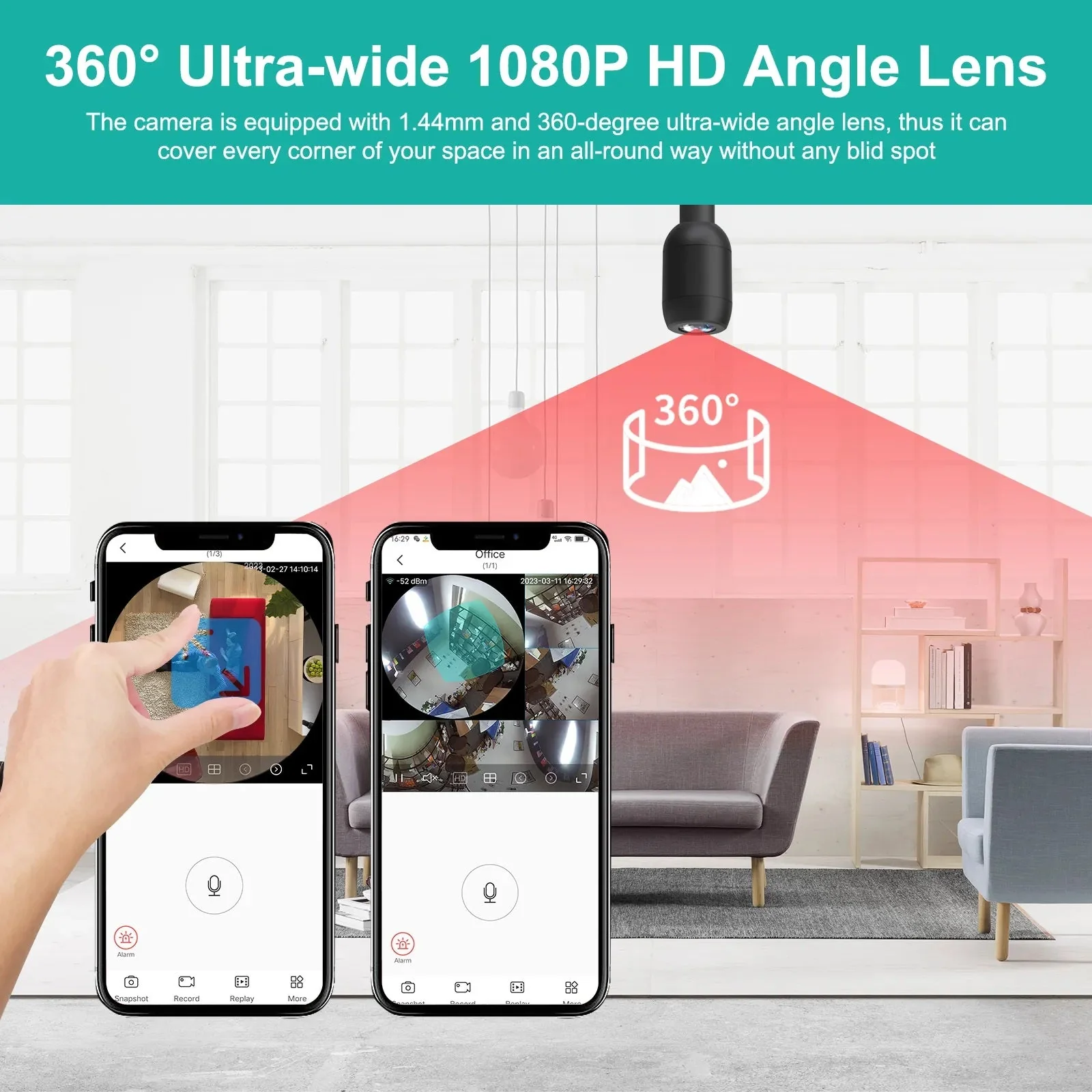 SpyWfi 360Âș Bendable Motion Activated Security Camera 1080p HD WiFi - Image 3