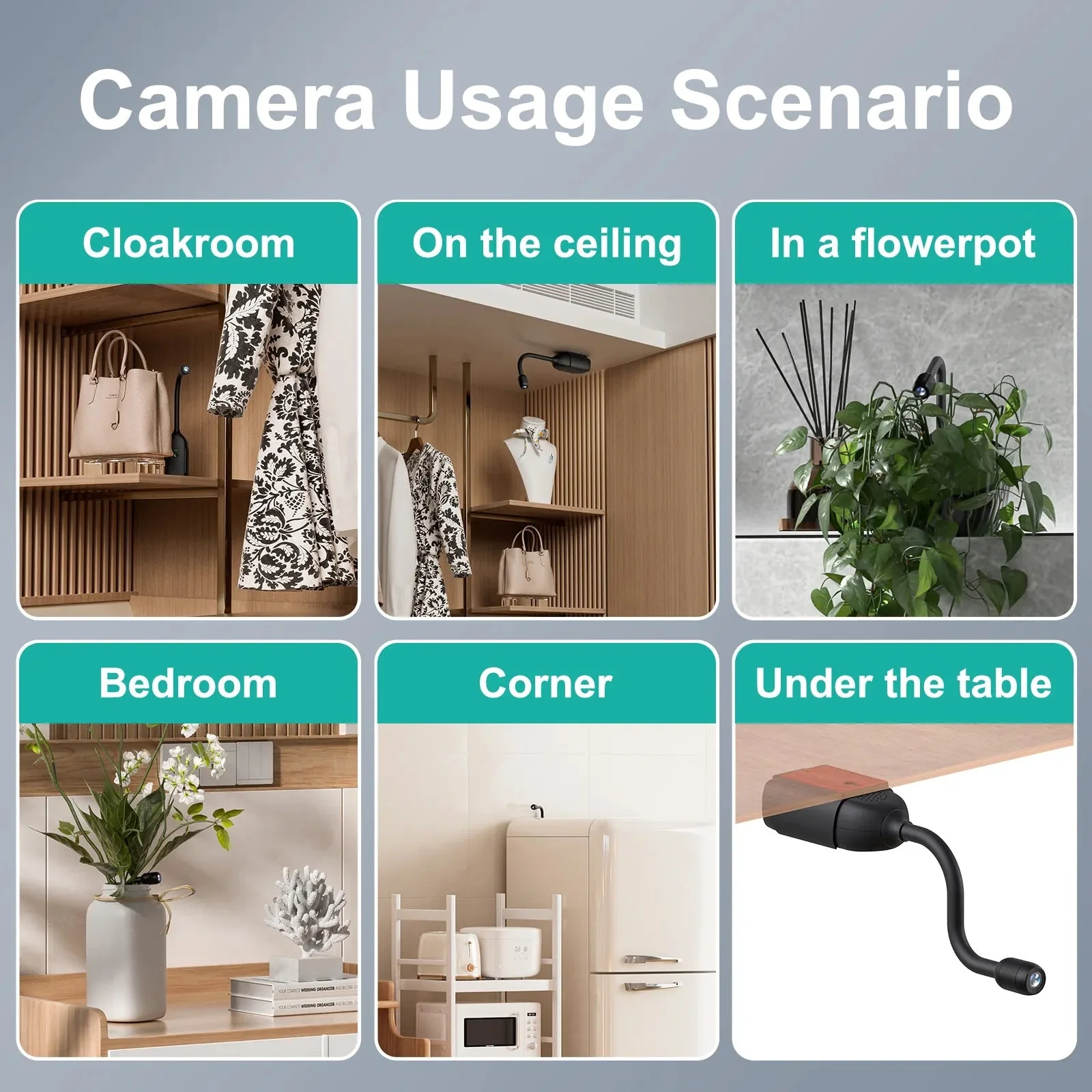 SpyWfi 360Âș Bendable Motion Activated Security Camera 1080p HD WiFi - Image 5