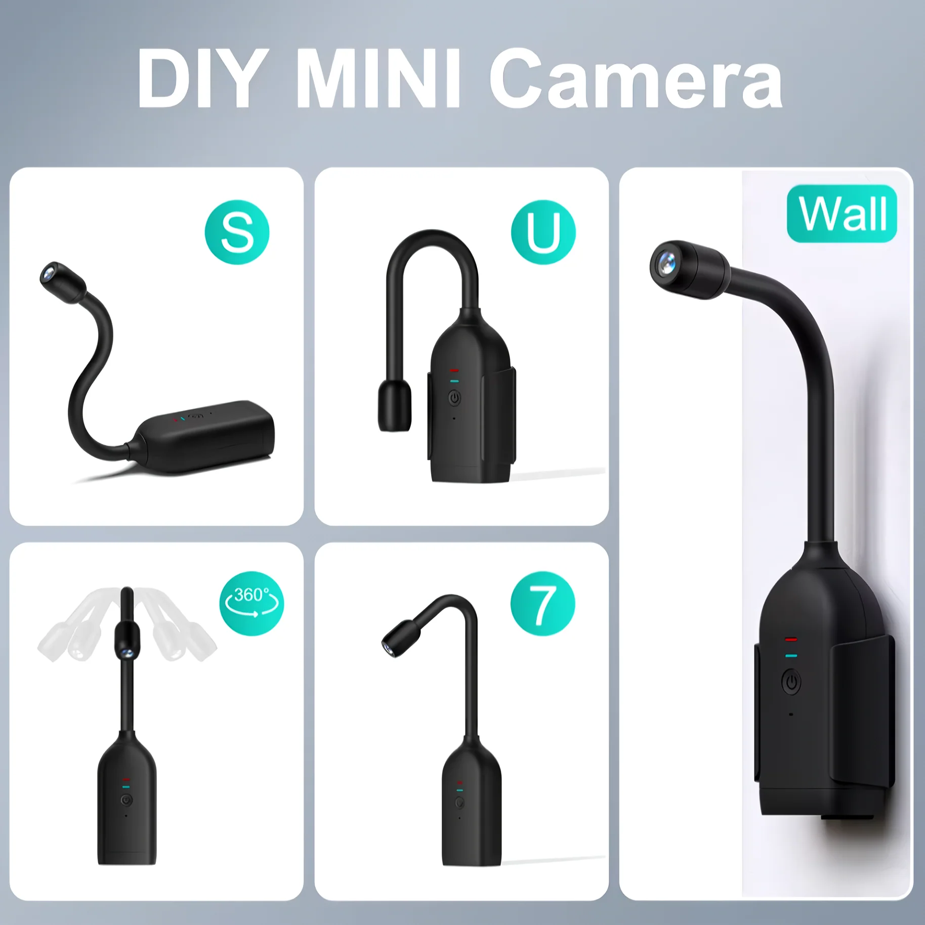 SpyWfi 360Âș Bendable Motion Activated Security Camera 1080p HD WiFi - Image 9