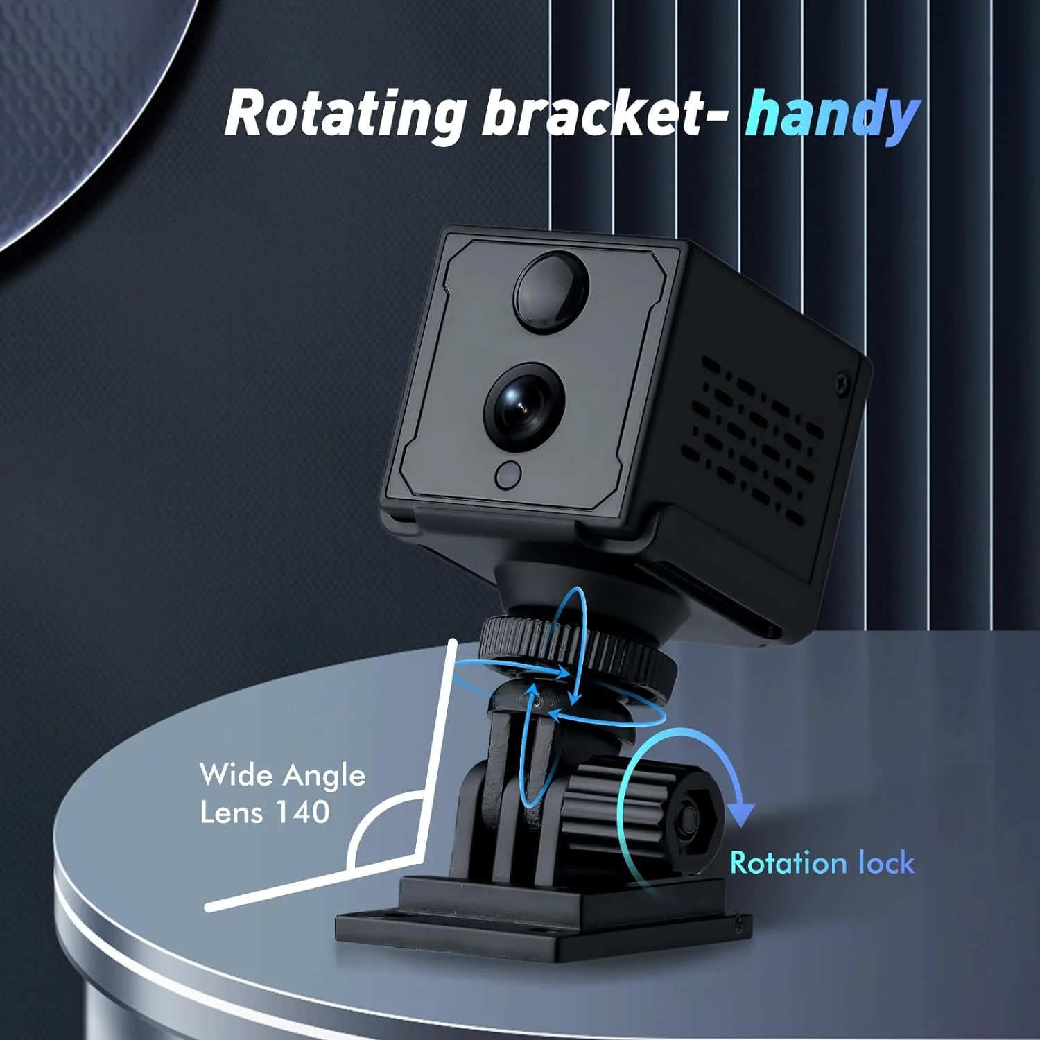 SpyWfi Mini Travel Cube Hidden Night Vision Spy Camera 2K HD WiFi - Image 8