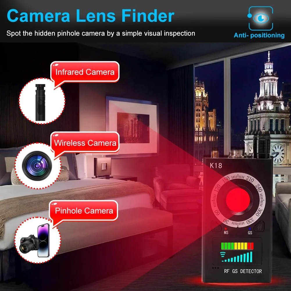 SpyWfi Rechargeable Hidden Camera & Wireless Signal Bug Detector - Image 4