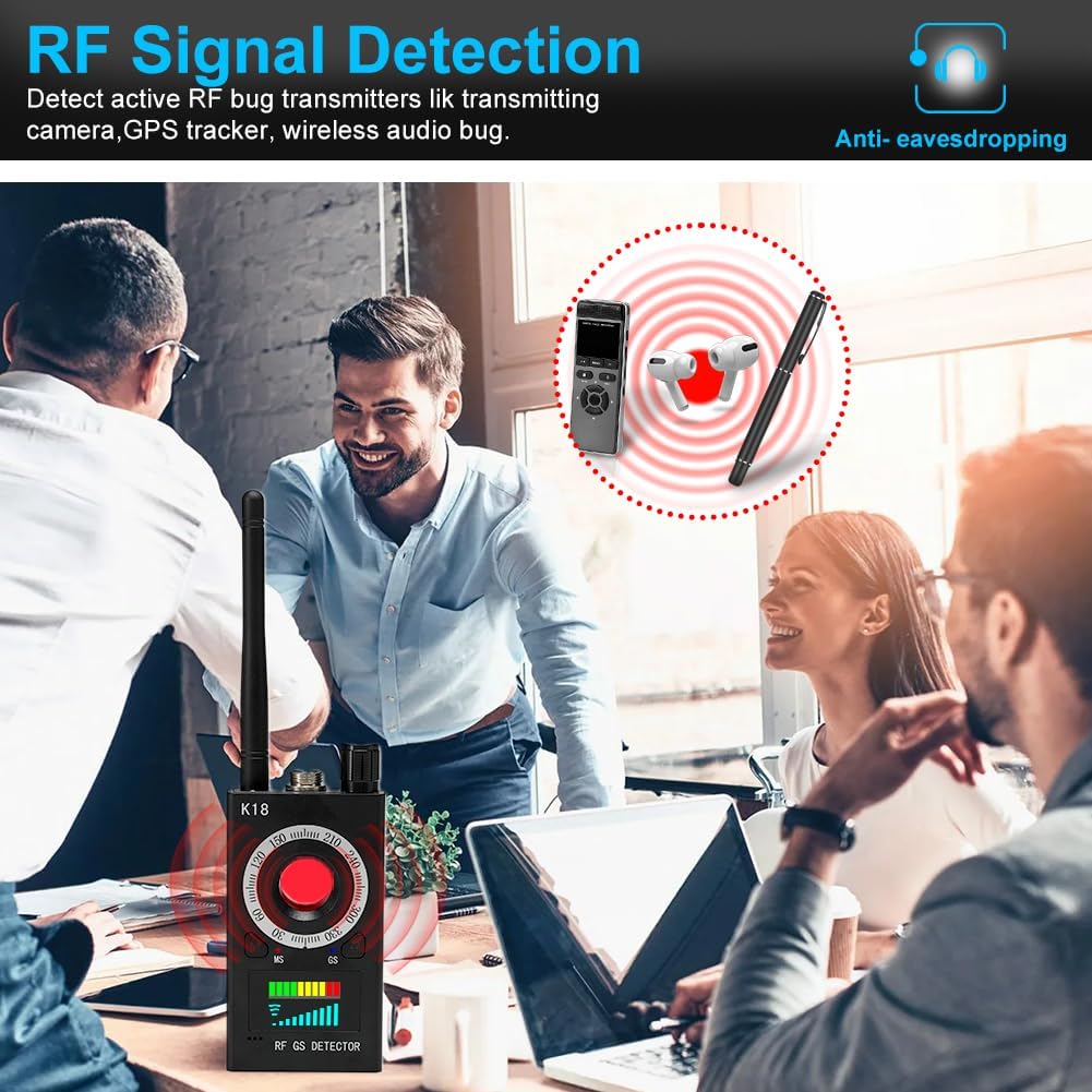 SpyWfi Rechargeable Hidden Camera & Wireless Signal Bug Detector - Image 5