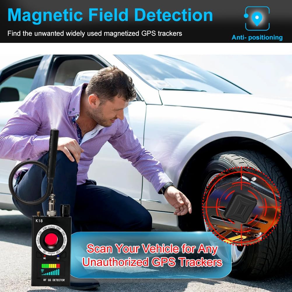 SpyWfi Rechargeable Hidden Camera & Wireless Signal Bug Detector - Image 6
