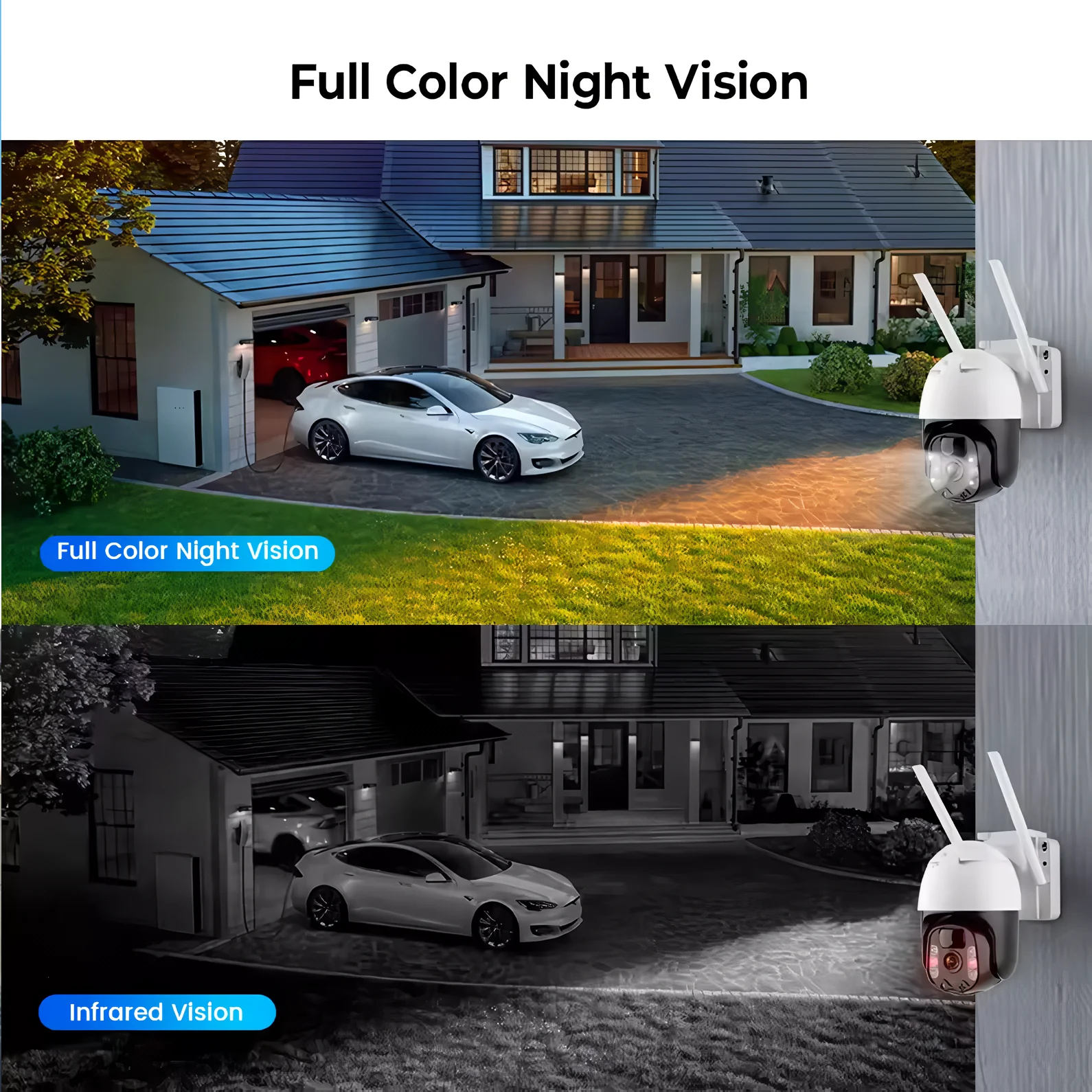 SpyWfi Solar PTZ Auto Tracking Night Vision Security Camera 2K UHD WiFi - Image 6