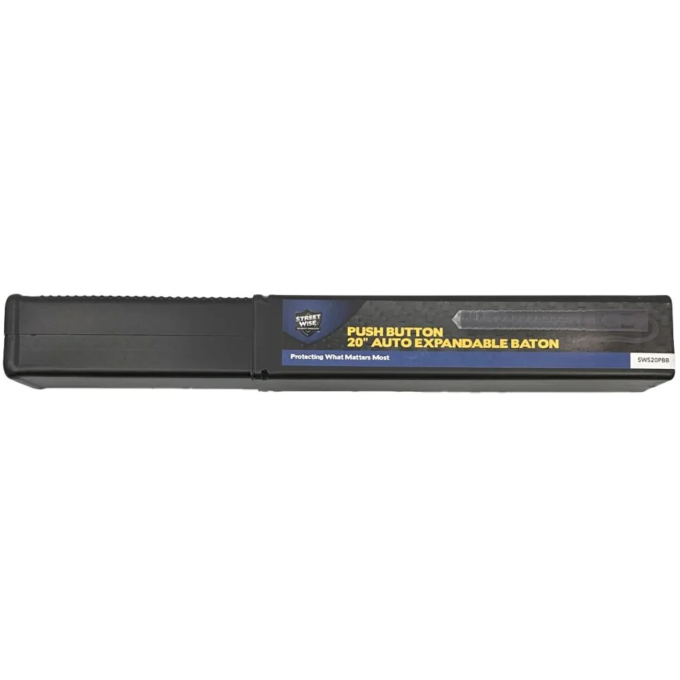 Streetwise Automatic Push Button Expandable Steel Baton 20" - Image 5