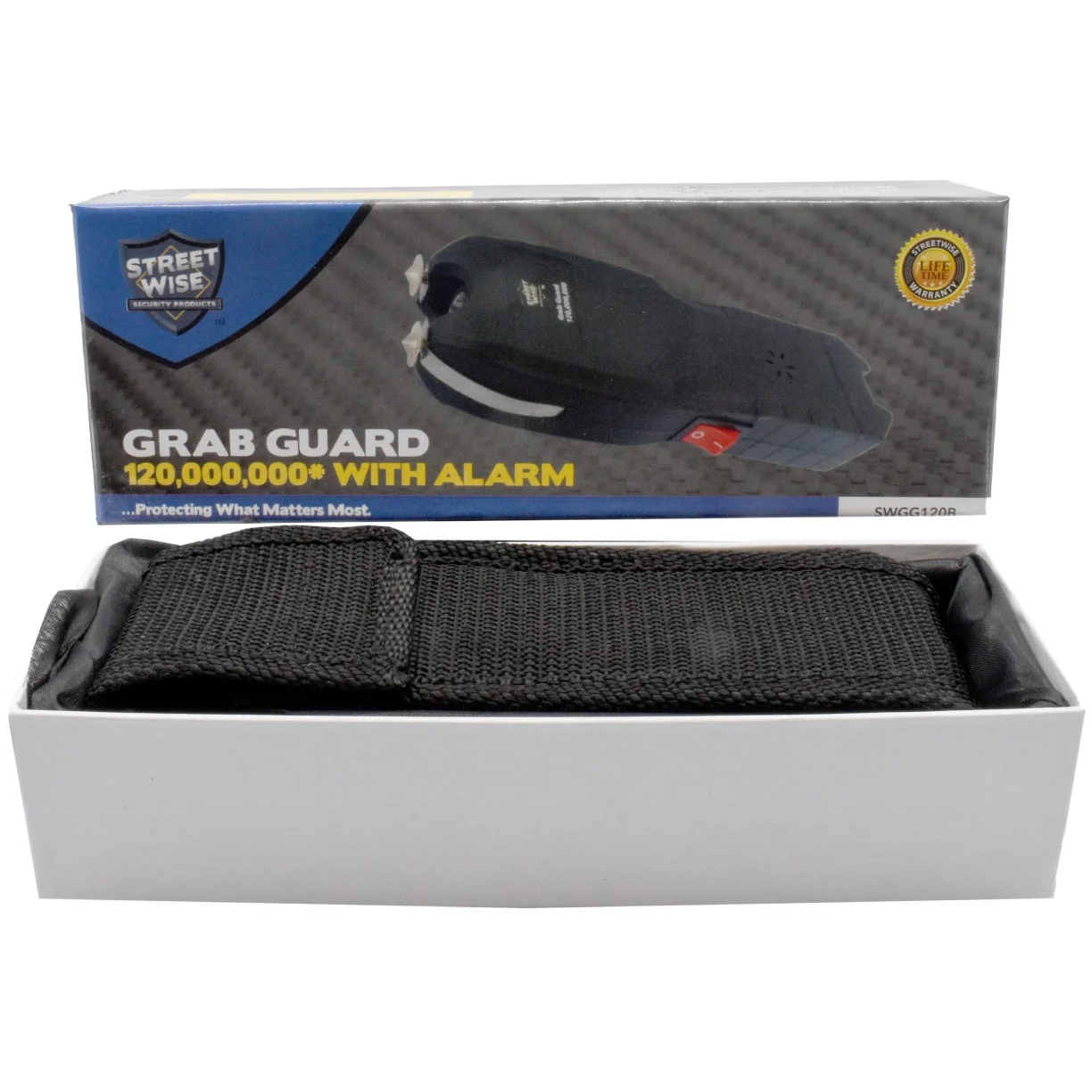 Streetwise Grab Guard LED Alarm Stun Gun 120M - Image 7