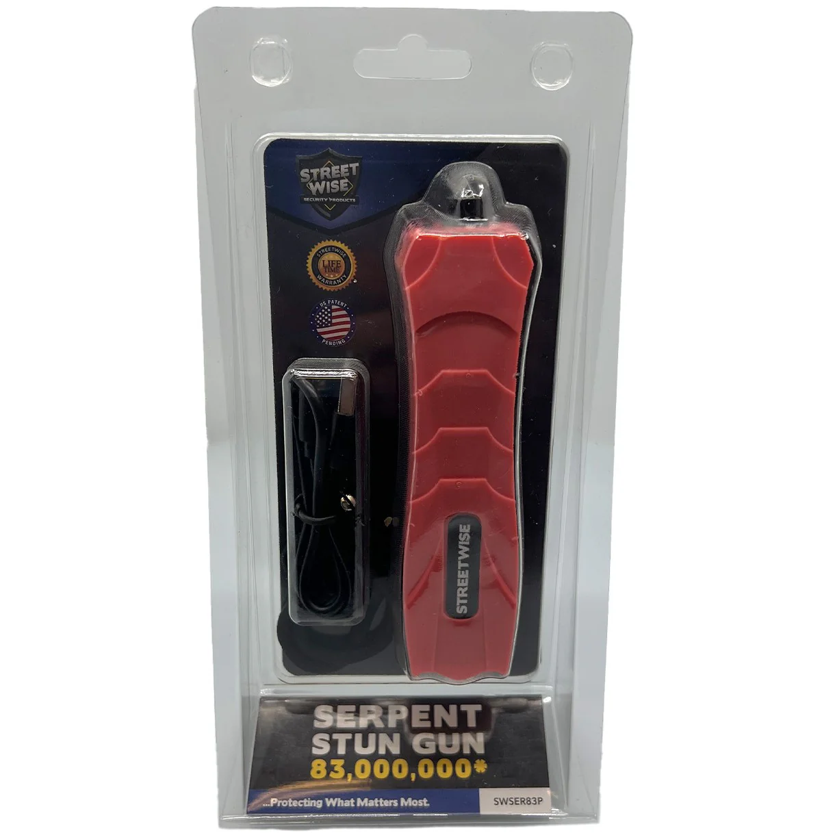 Streetwise Serpent LED Glass Breaker Stun Gun 83M - Image 7