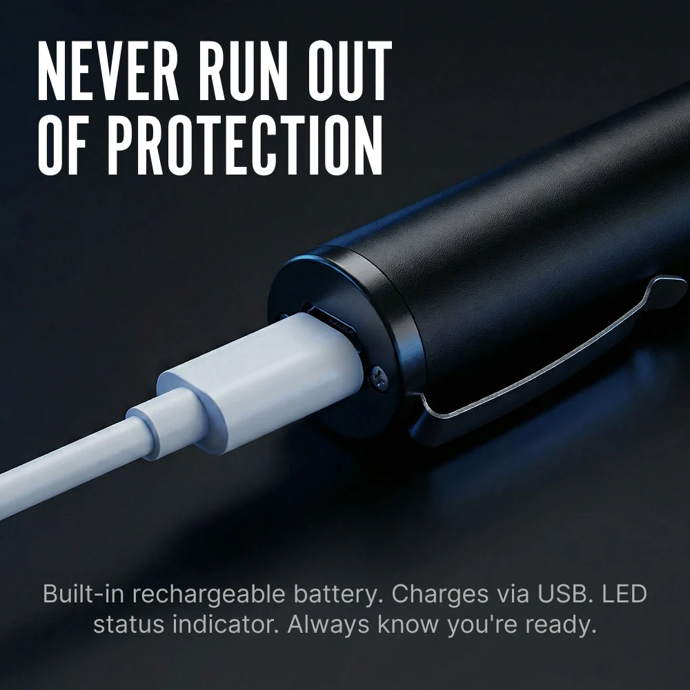 Streetwise Pain Pen 6" Rechargeable Stun Gun 25M - Image 4
