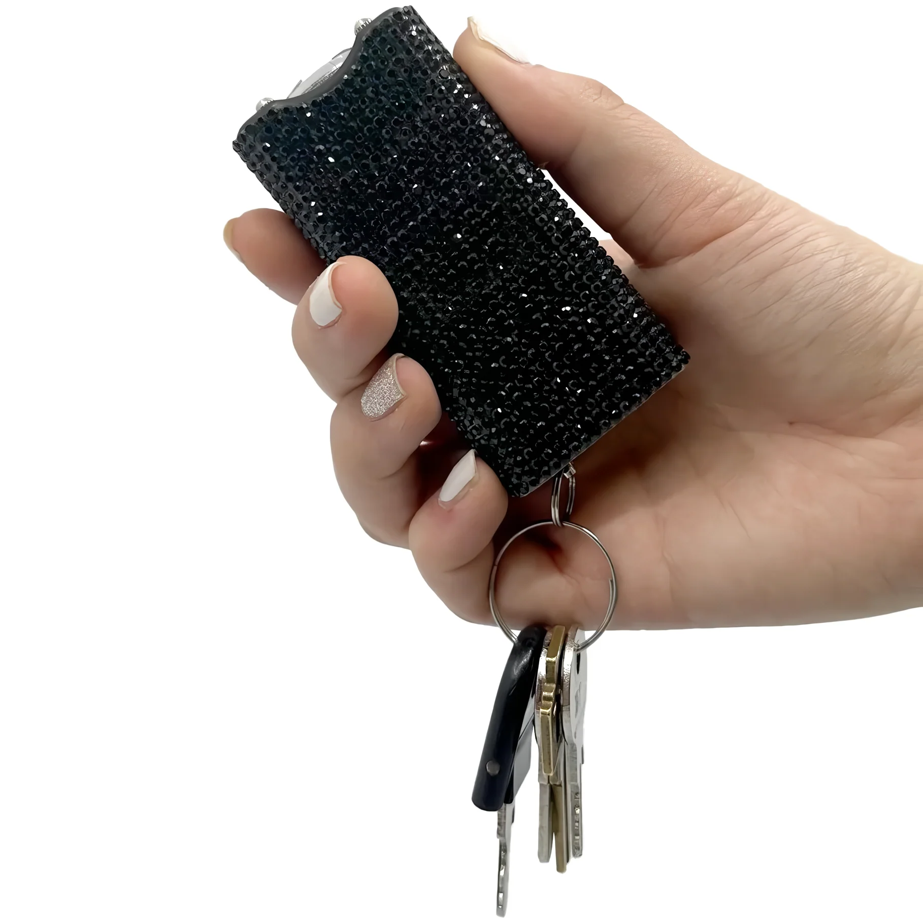 Streetwise Rhinestun Mini Keychain Rechargeable LED Stun Gun - Image 2